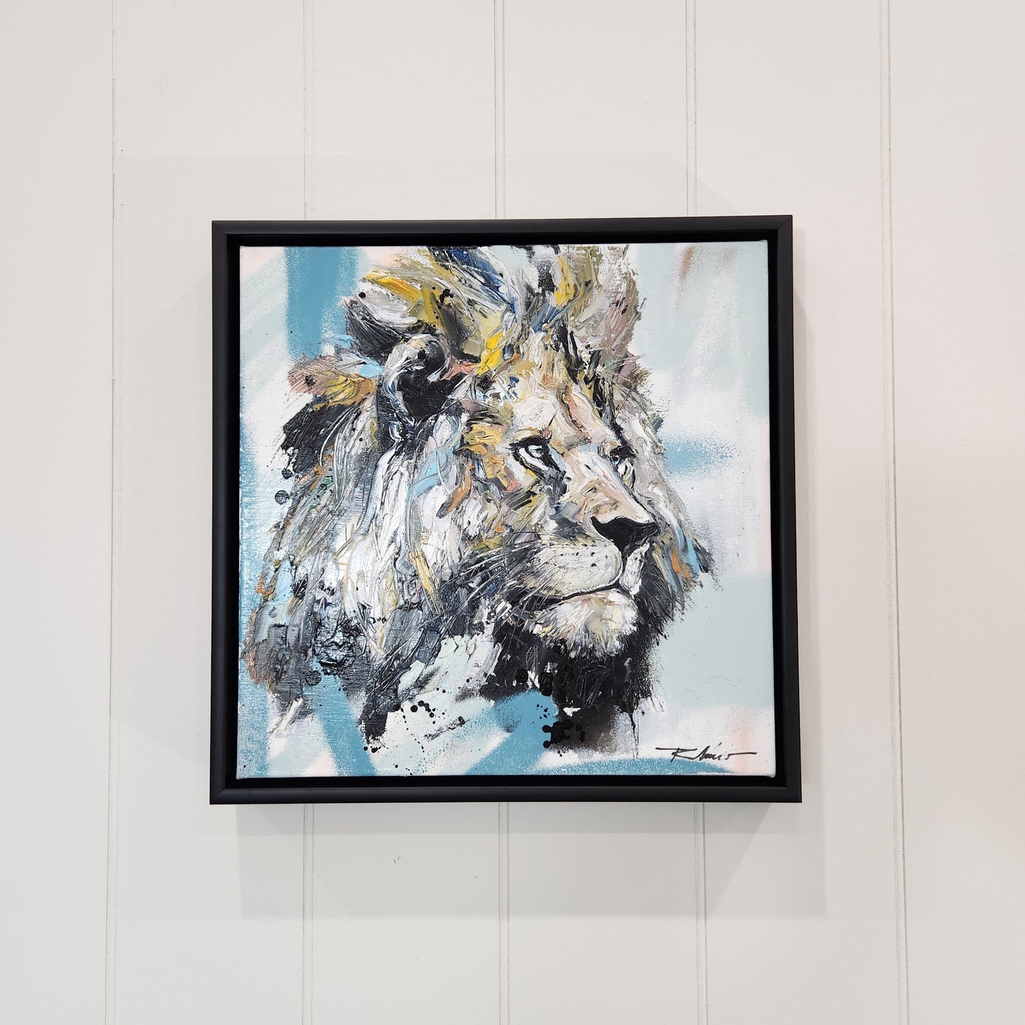 Blue Lion • Vincent Richeux • Original Artwork
