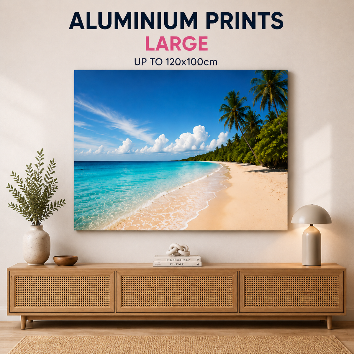 TrueLumi® Aluminium Prints, Large (up to 120 × 100 cm)