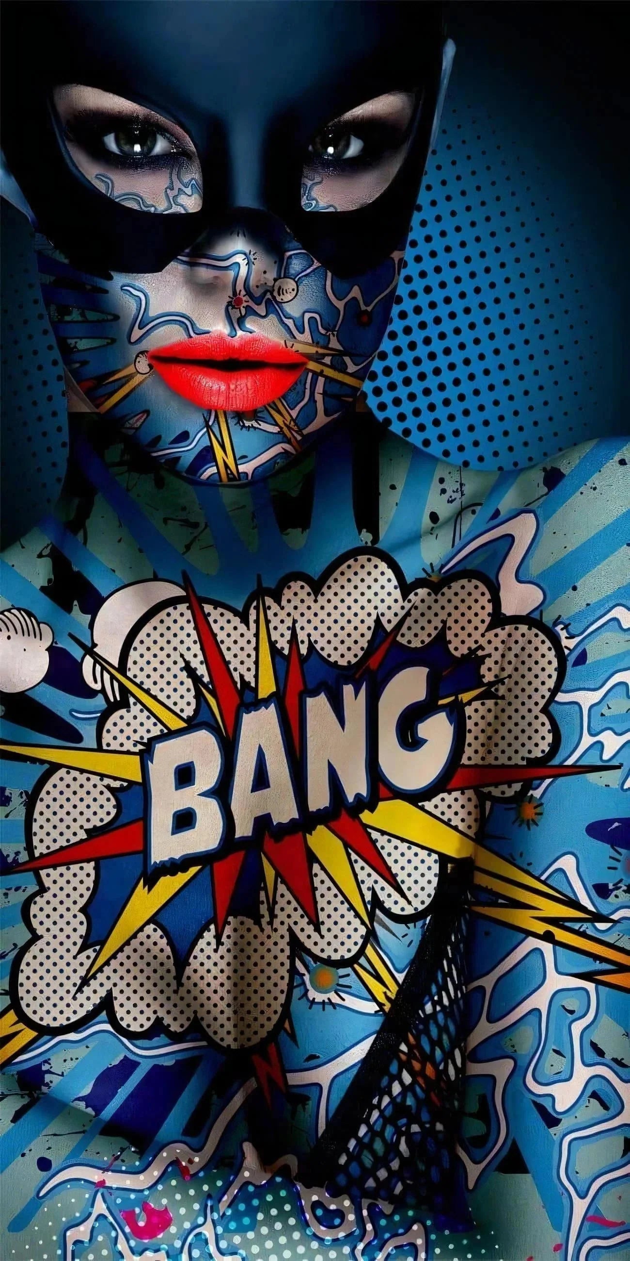 Cat woman By Monika Nowak • Handcrafted Dibond® Art Prints