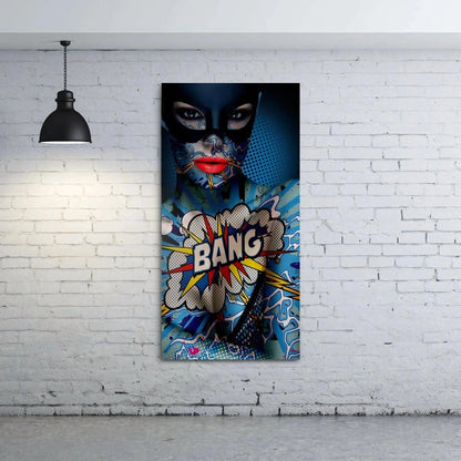 Cat woman By Monika Nowak • Handcrafted Dibond® Art Prints