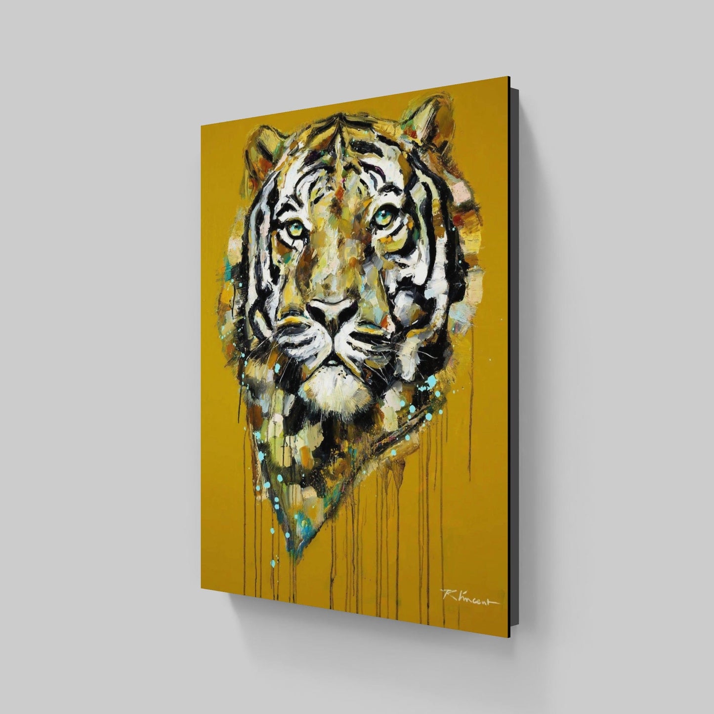 Gandhi By Vincent Richeux • Handcrafted Dibond® Art Prints