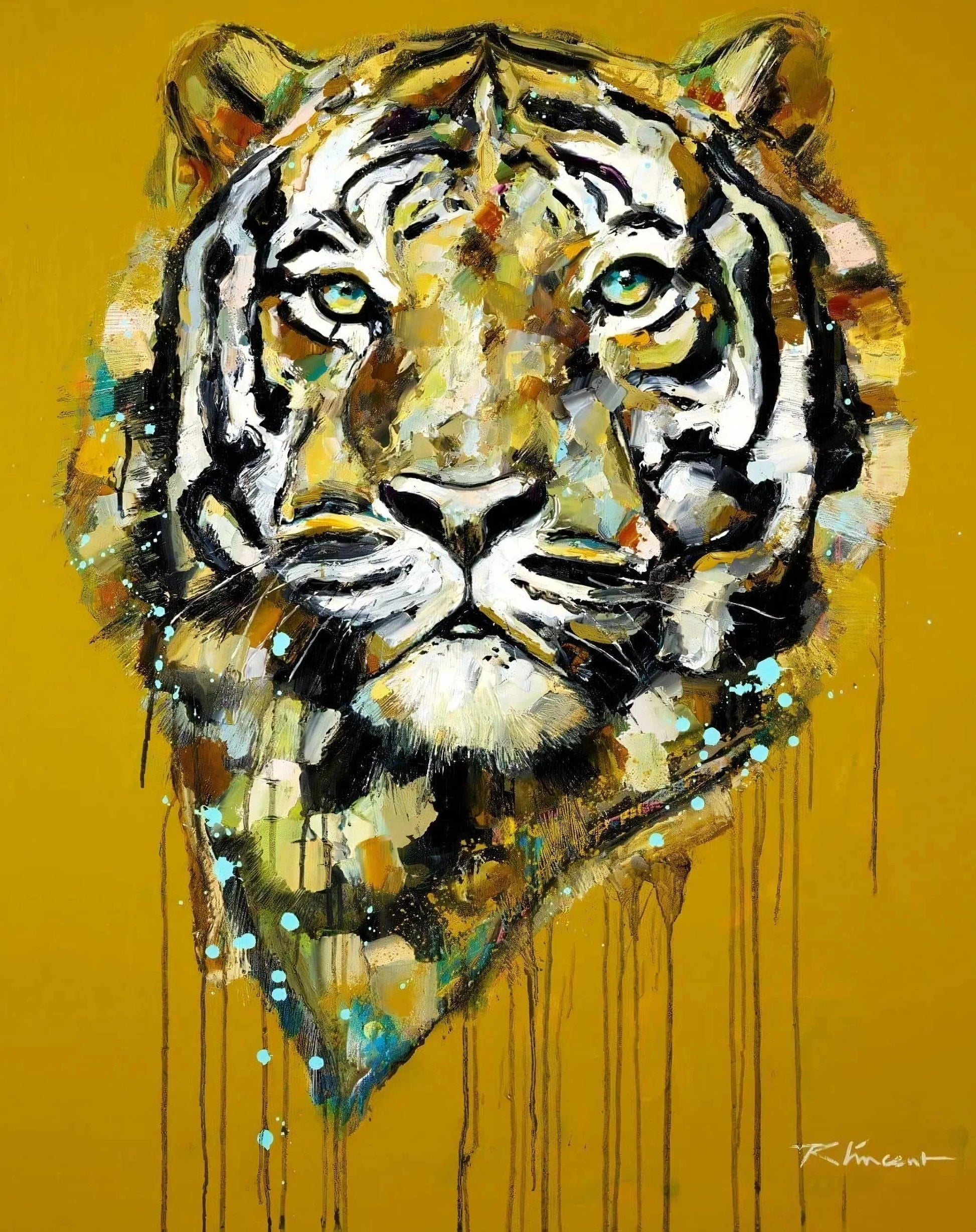 Gandhi By Vincent Richeux • Handcrafted Dibond® Art Prints