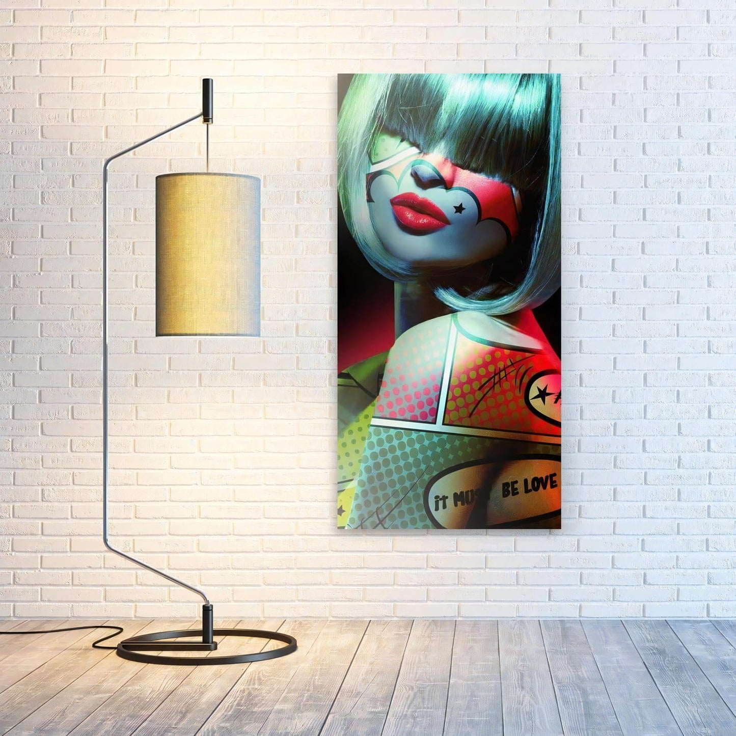 It must be Love By Monika Nowak • Handcrafted Dibond® Art