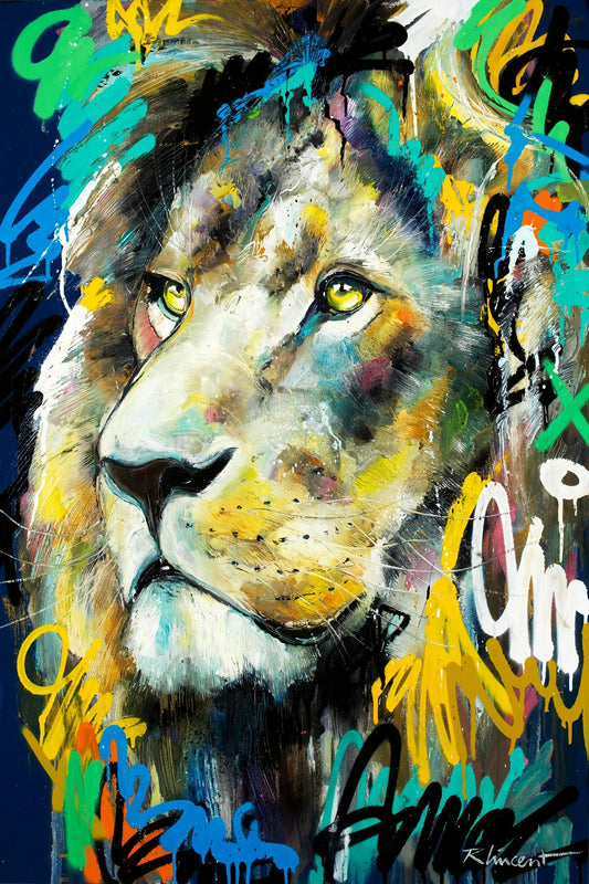 Simba By Vincent Richeux • Handcrafted Dibond® Art Prints
