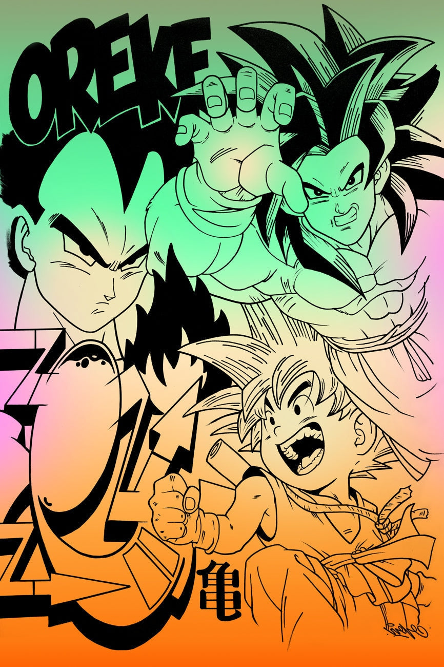 Ssj4 By Mr Oreke • Handcrafted Dibond® Art Prints