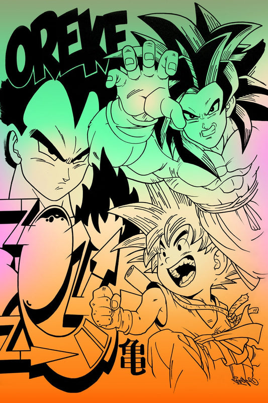 Ssj4 By Mr Oreke • Handcrafted Dibond® Art Prints