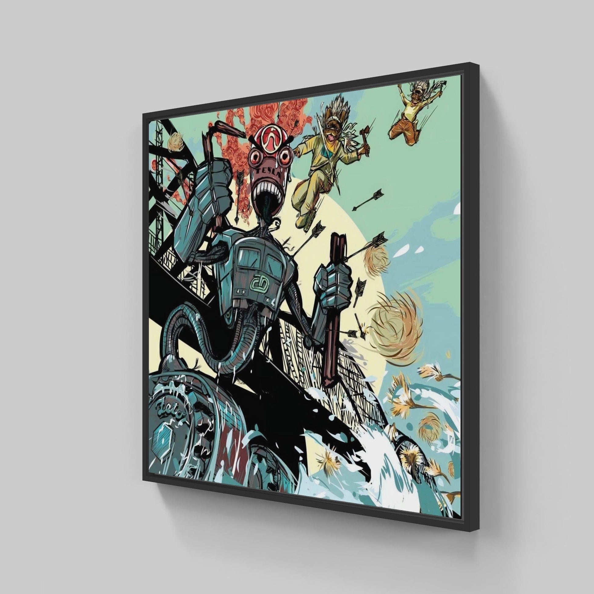 Tesla Monster By Ktaiwanita • Handcrafted Dibond® Art Prints