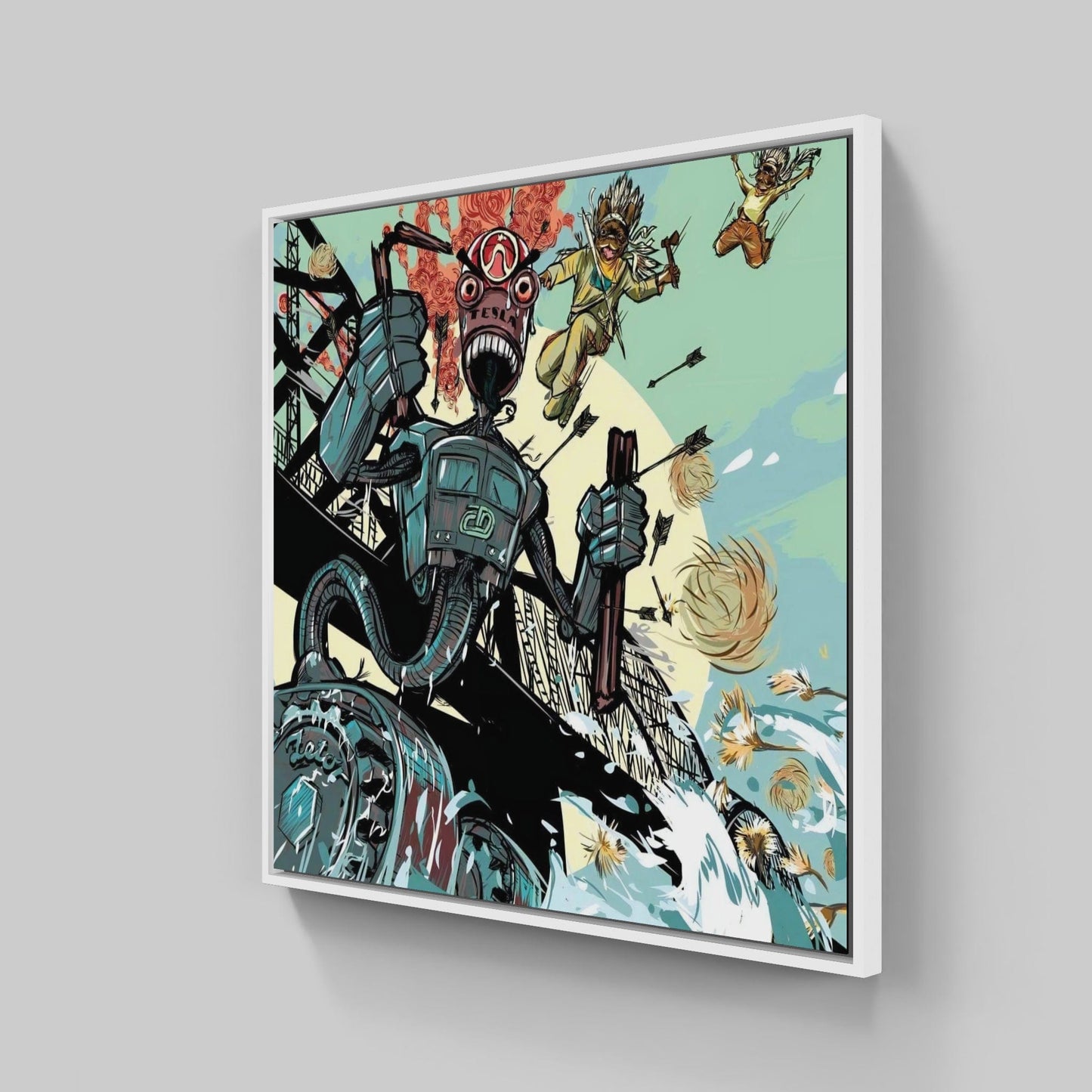 Tesla Monster By Ktaiwanita • Handcrafted Dibond® Art Prints