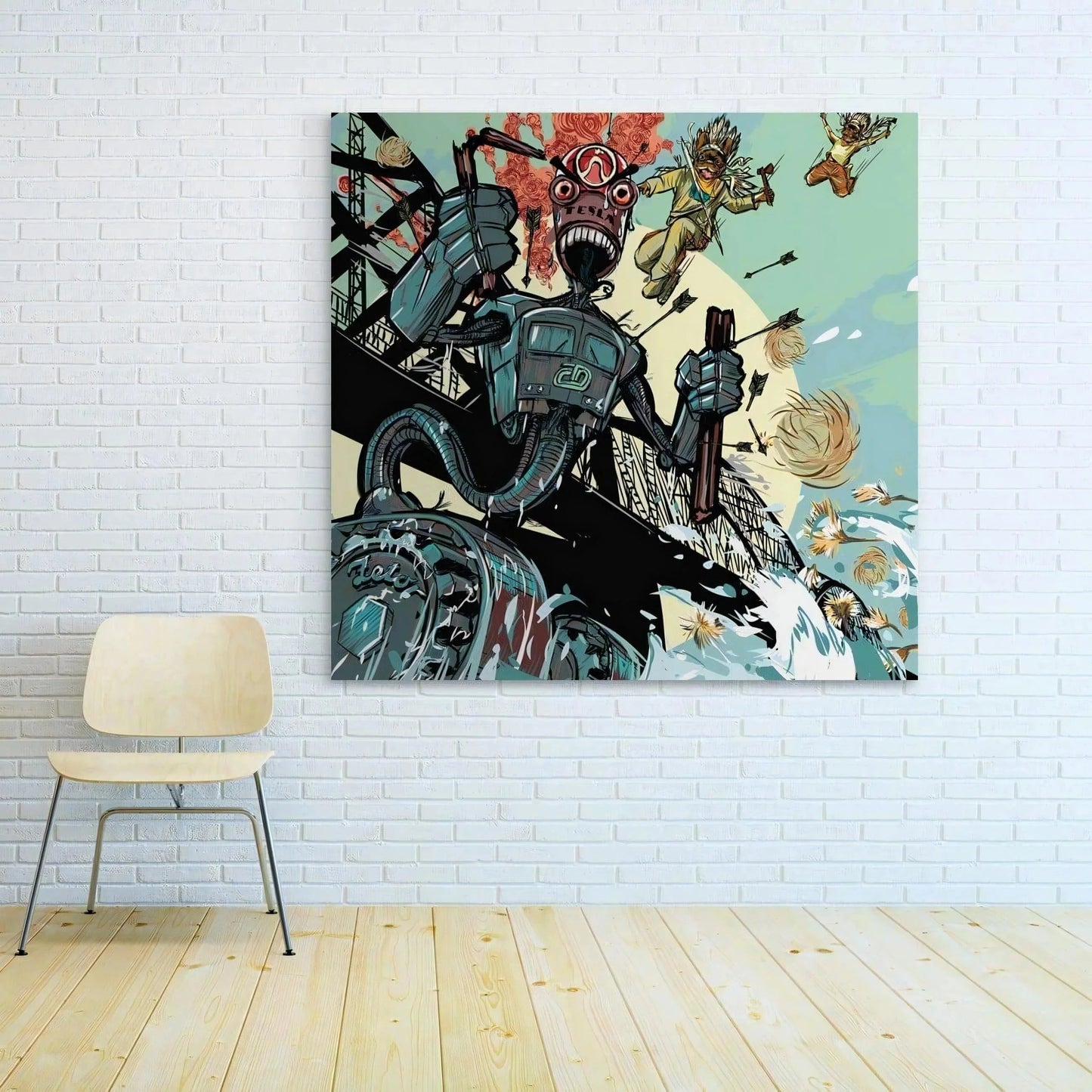 Tesla Monster By Ktaiwanita • Handcrafted Dibond® Art Prints